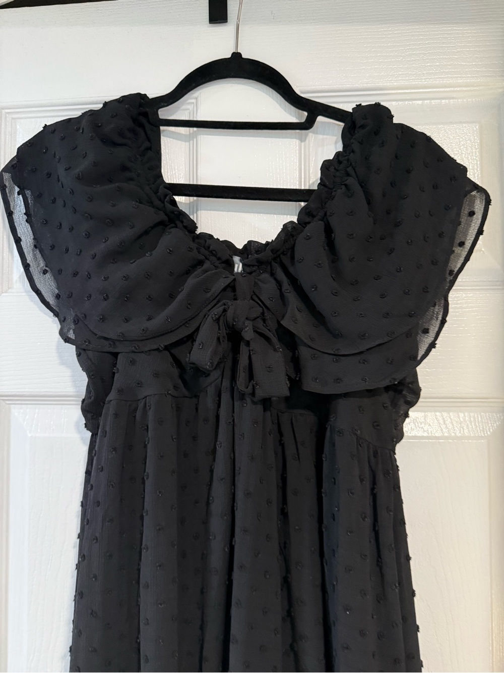 Black Mini Dress - Picture 2 of 4